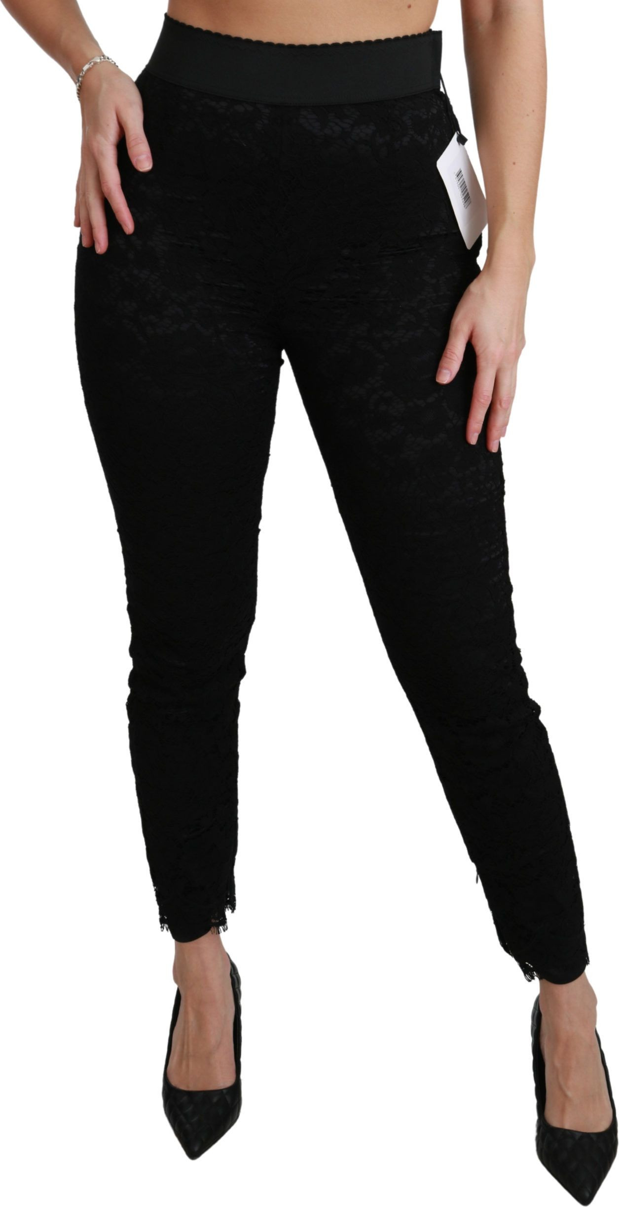 Pants Dolce & Gabbana Black Lace