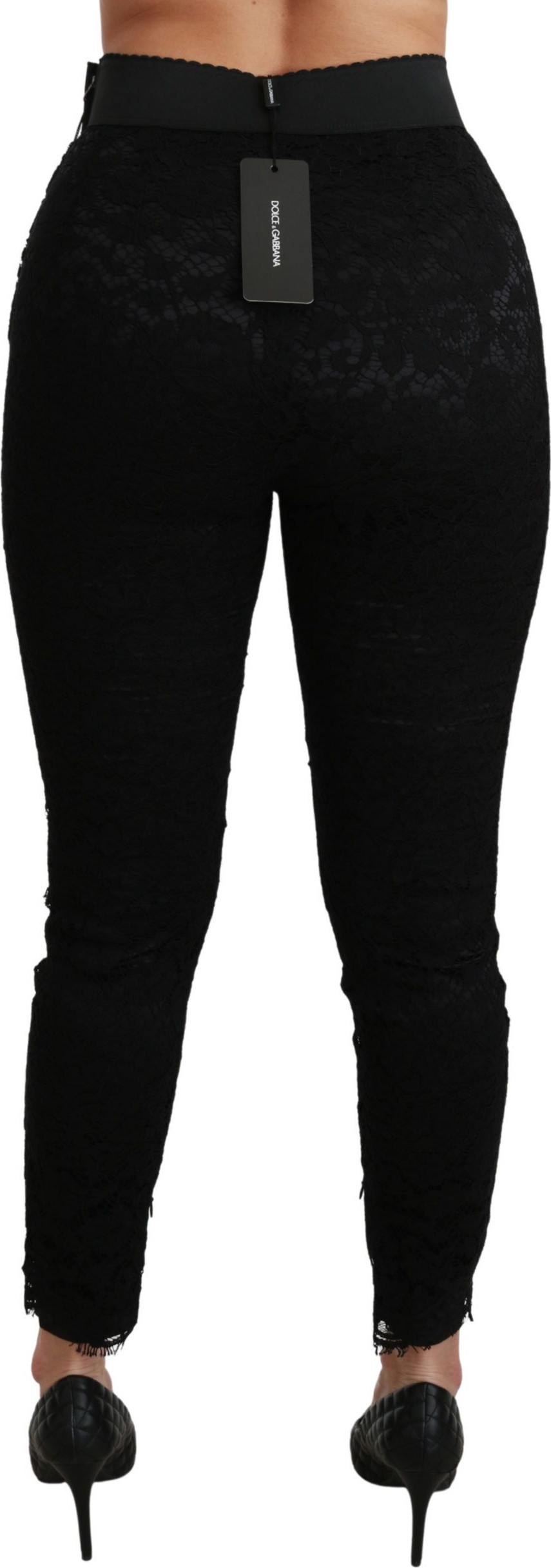 Pants Dolce & Gabbana Black Lace
