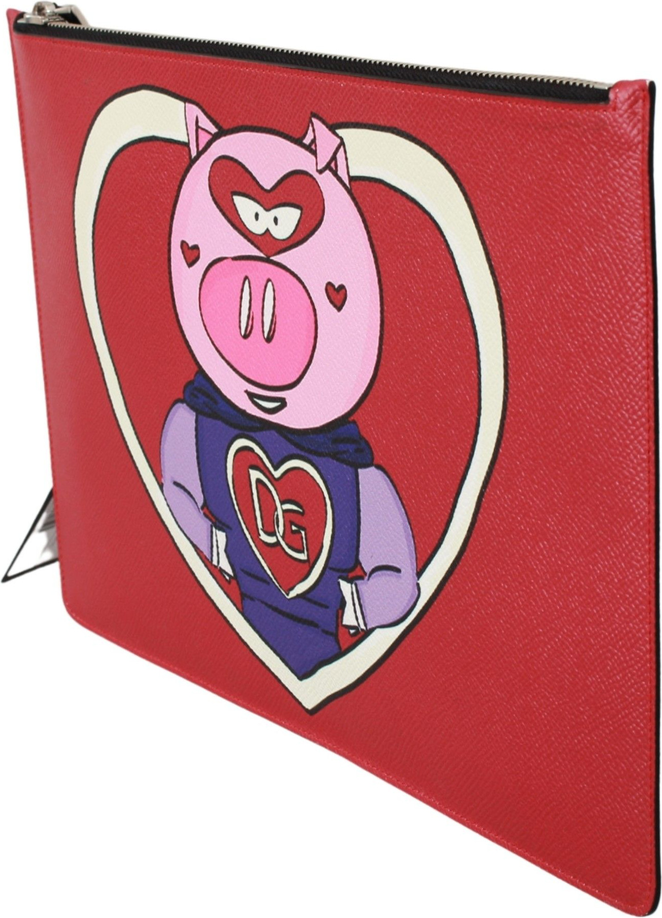 Сумка для документов Dolce & Gabbana с принтом Red Pig Love
