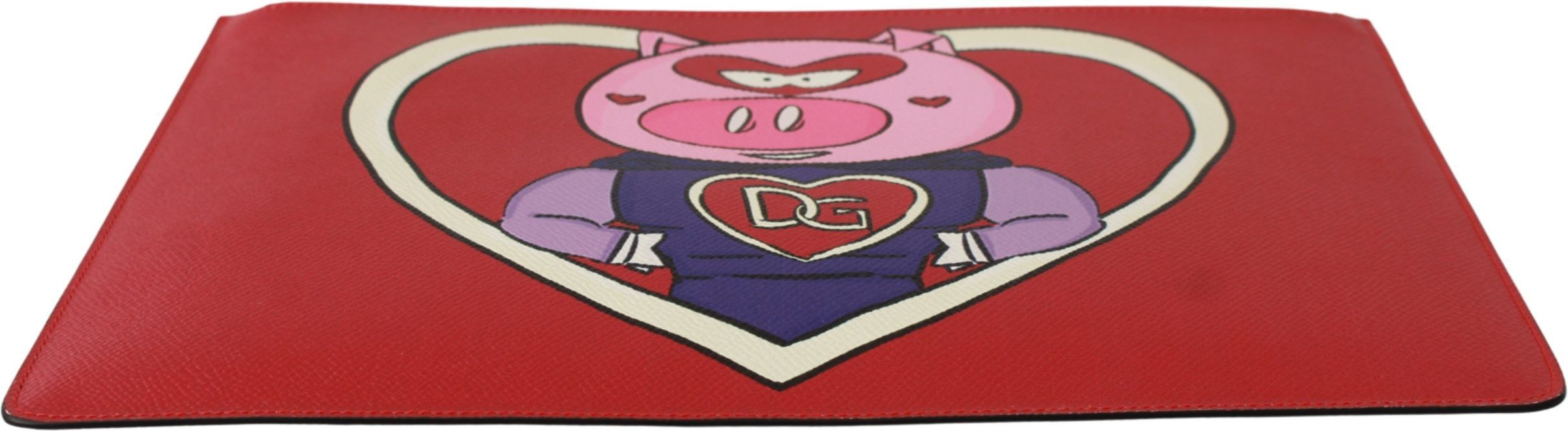 Сумка для документов Dolce & Gabbana с принтом Red Pig Love