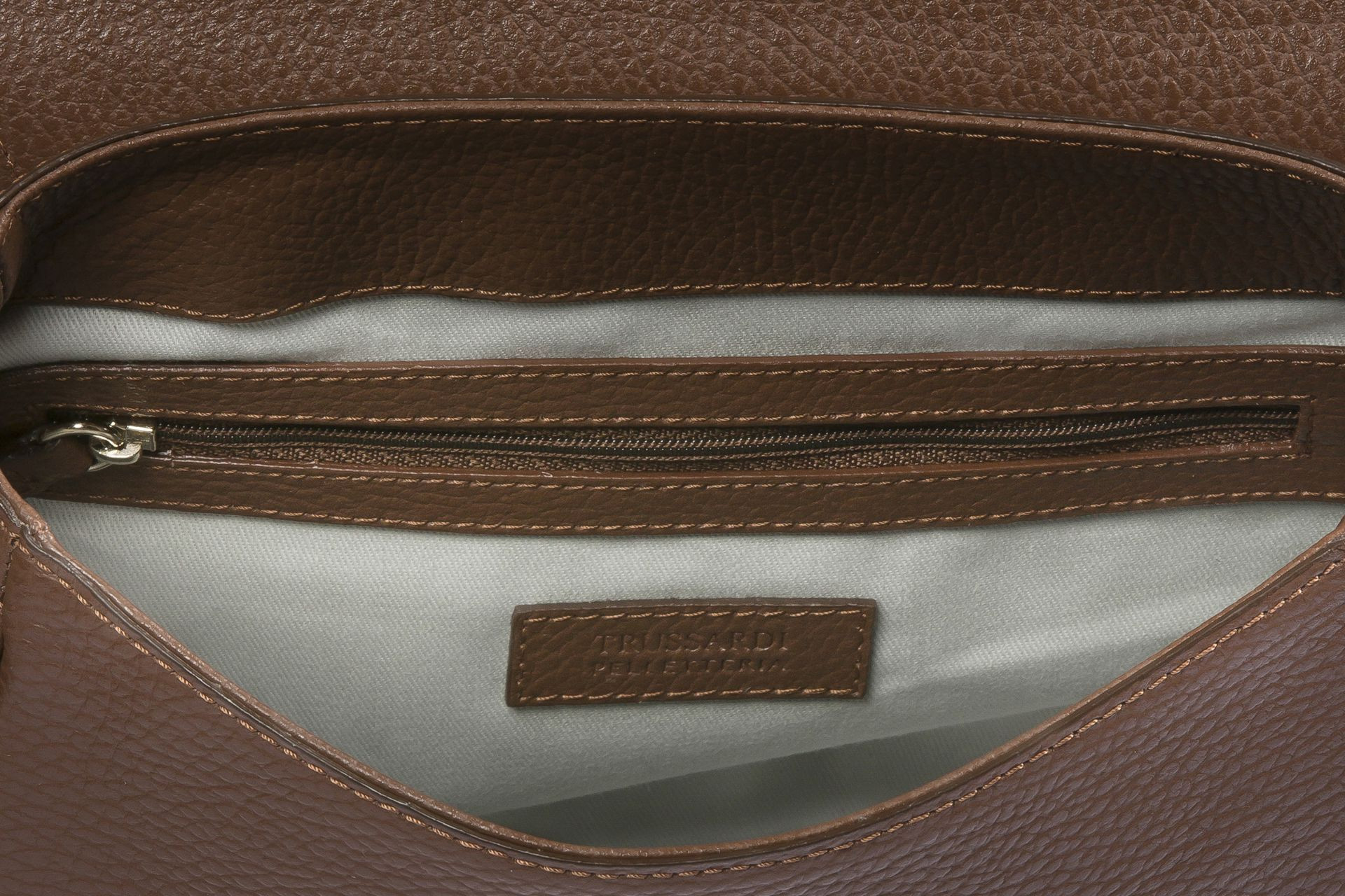 Сумка Trussardi Коричневая Кожаная Женская