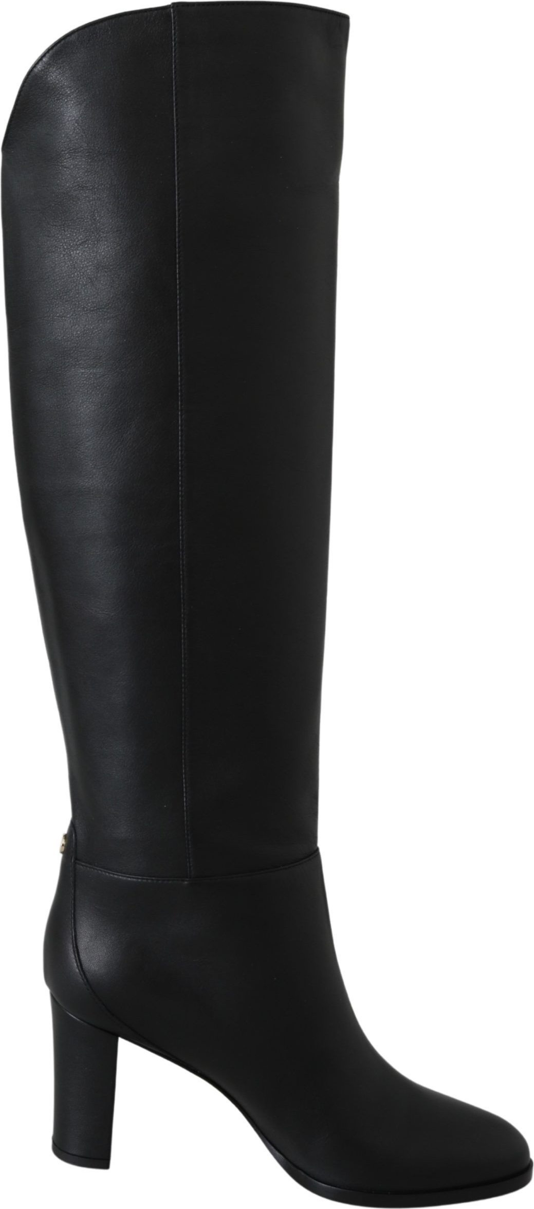 Jimmy Choo Elegant Black Calf Leather Tachel Izgichli etiklar