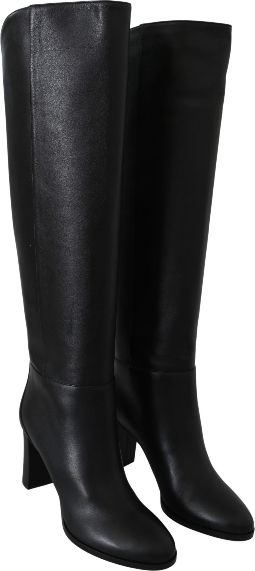 Jimmy Choo Elegant Black Calf Leather Tachel Izgichli etiklar