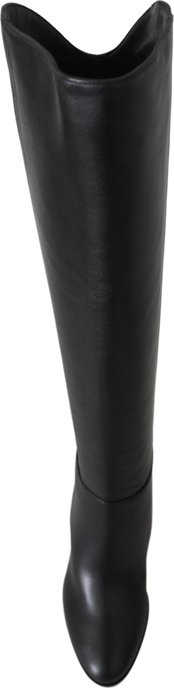 Jimmy Choo Elegant Black Calf Leather Tachel Izgichli etiklar
