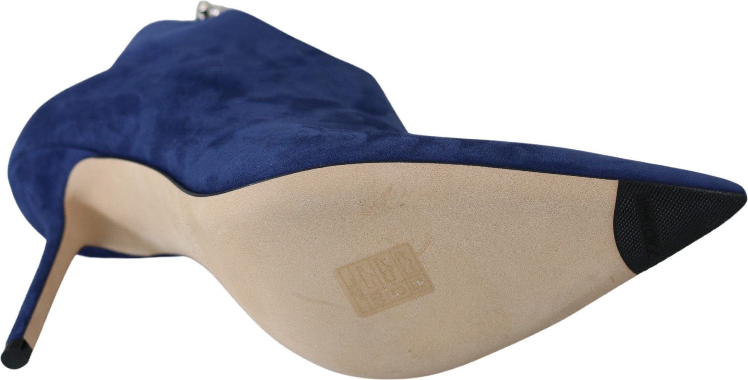Ботильоны на каблуке Jimmy Choo Pop Blue