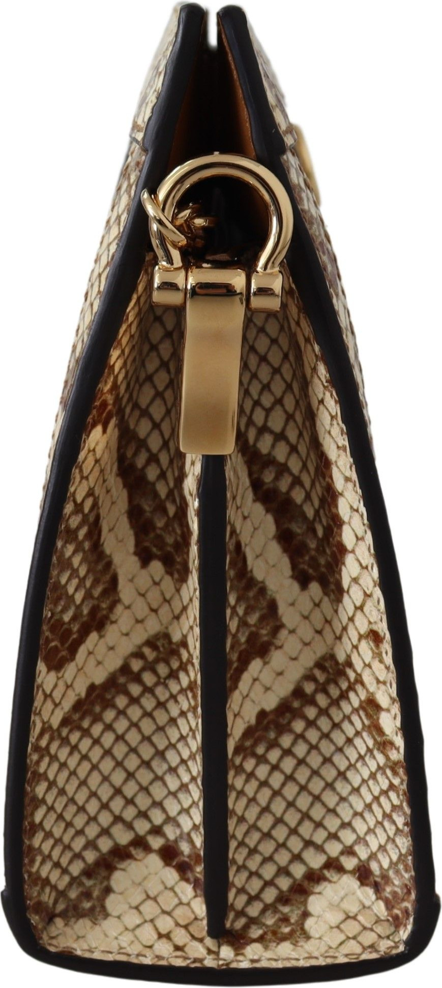 Shoulder Bag Gucci Elegant Beige Snake Leather