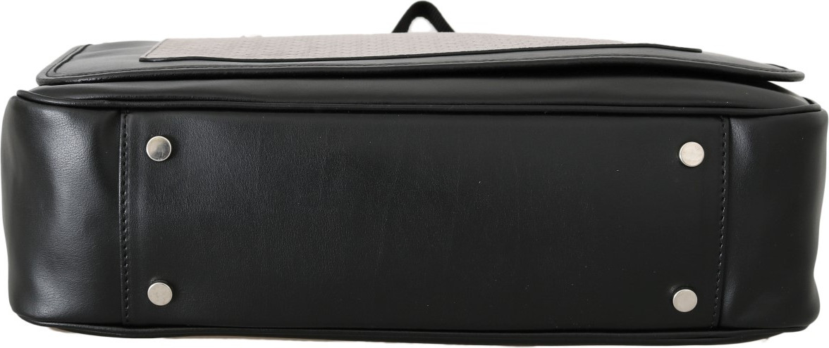 Messenger Bag Billionaire Elegant Ikki rangli teridan tikilgan Messenger Bag