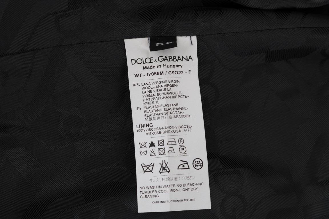 Vest Dolce & Gabbana Gray Wool Stretch