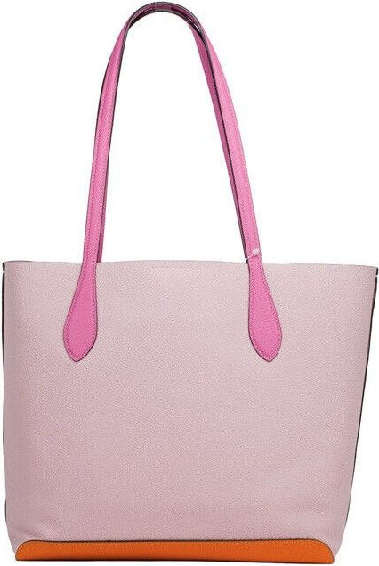 Tote Bag Kouch Kia Medium Carnation Rangi Bloki Donli Teri Tote Xalta Sumka Pink