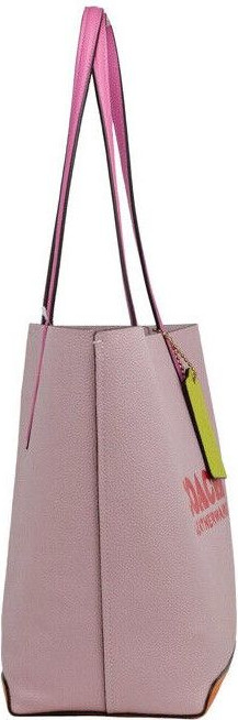 Tote Bag Kouch Kia Medium Carnation Rangi Bloki Donli Teri Tote Xalta Sumka Pink