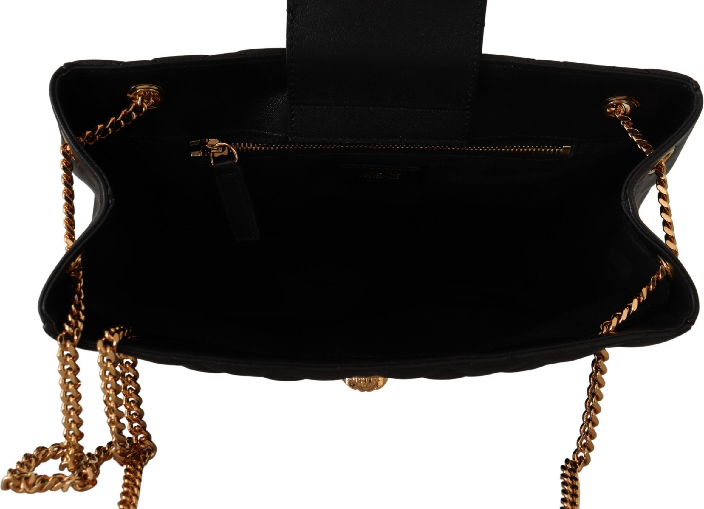 Sumka Tote Versace Elegant Katta Qora Nappa Terri Sumka