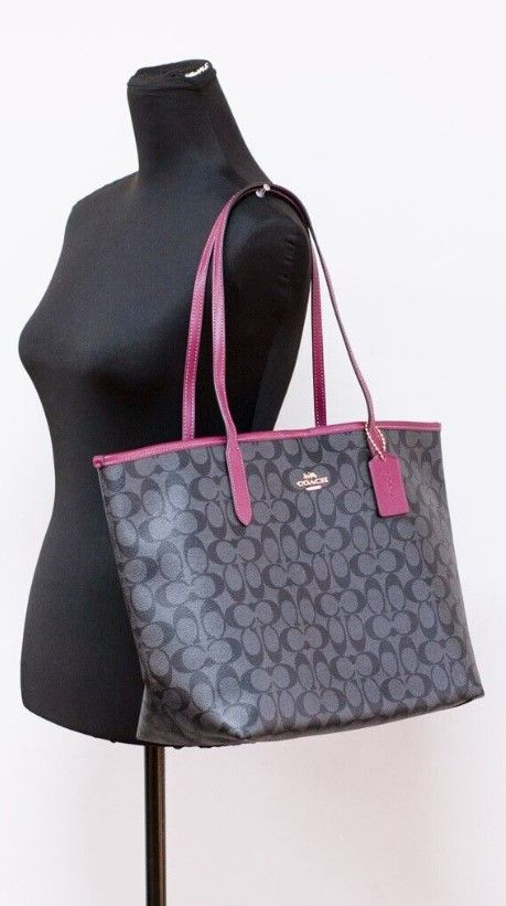 Tote Shoulder Bag Purse Coach City Tote