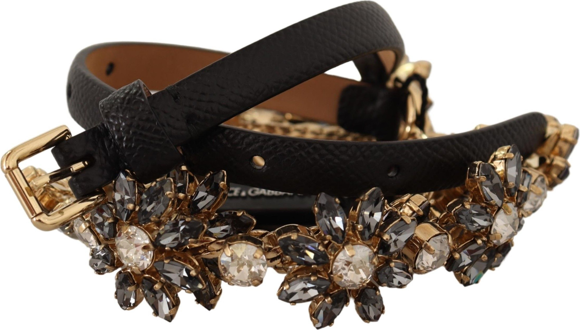 Belt Dolce & Gabbana Elegant Crystal Daisy Chain