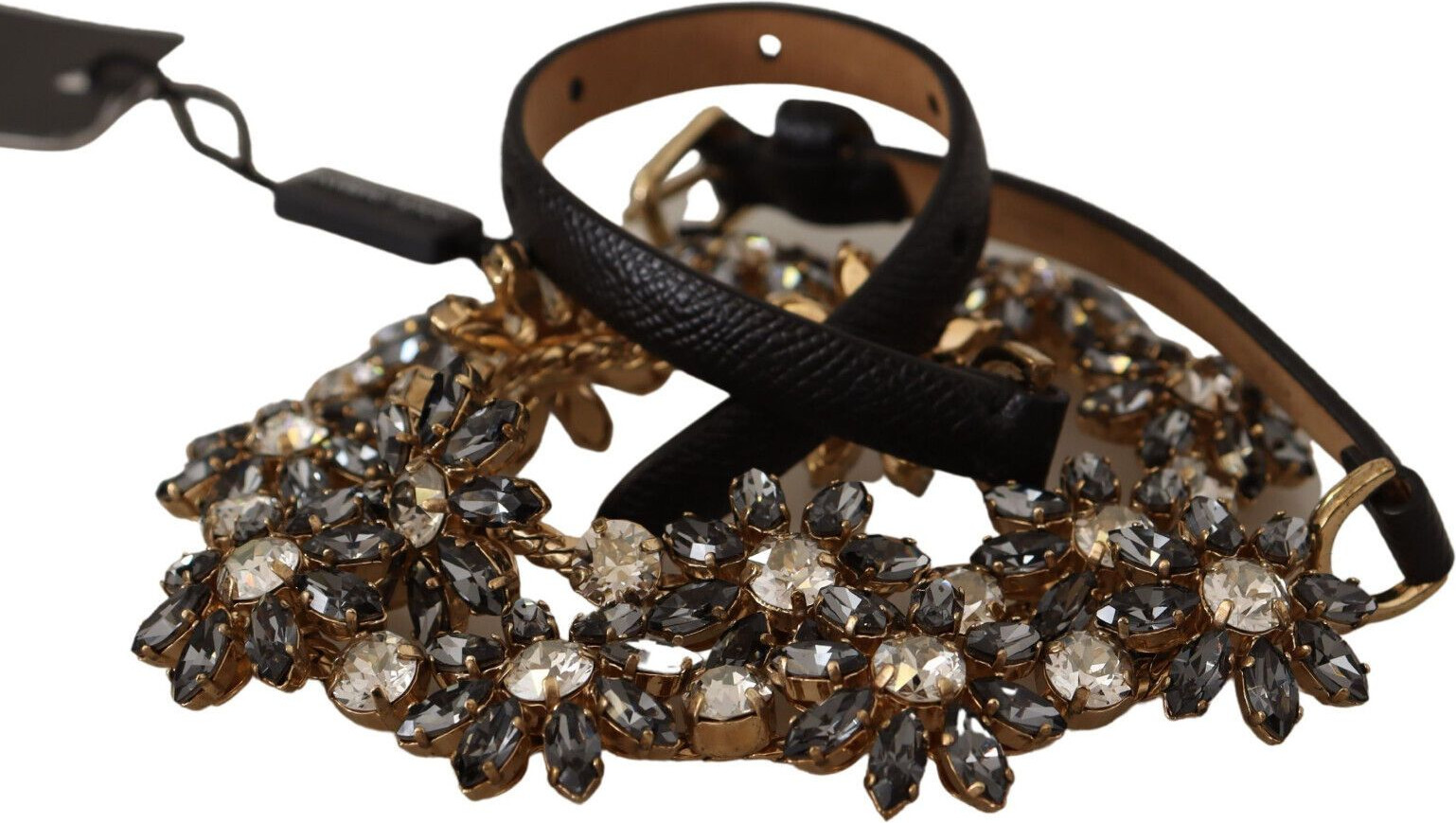 Belt Dolce & Gabbana Elegant Crystal Daisy Chain