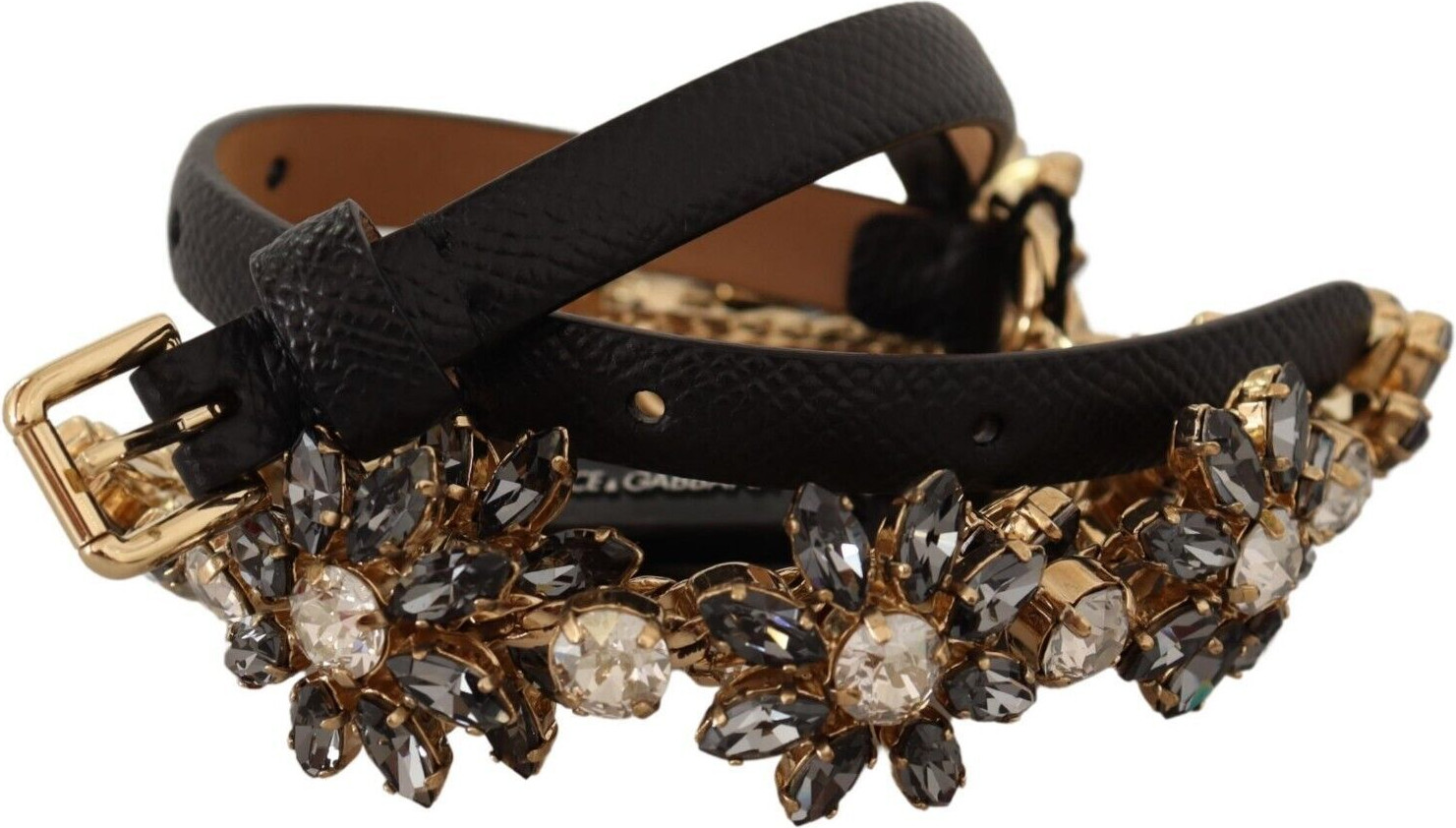 Belt Dolce & Gabbana Elegant Crystal Daisy Chain