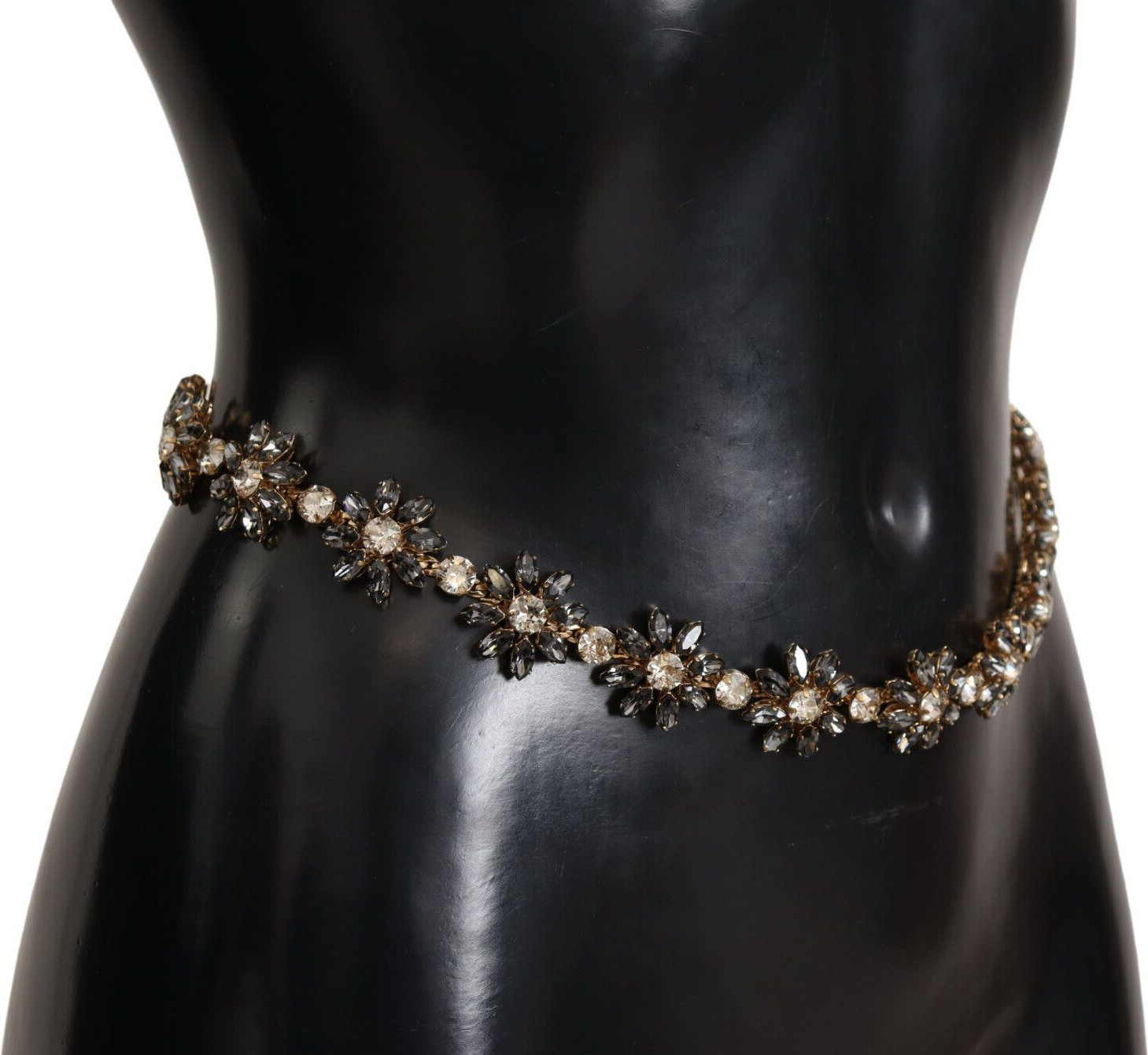 Belt Dolce & Gabbana Elegant Crystal Daisy Chain