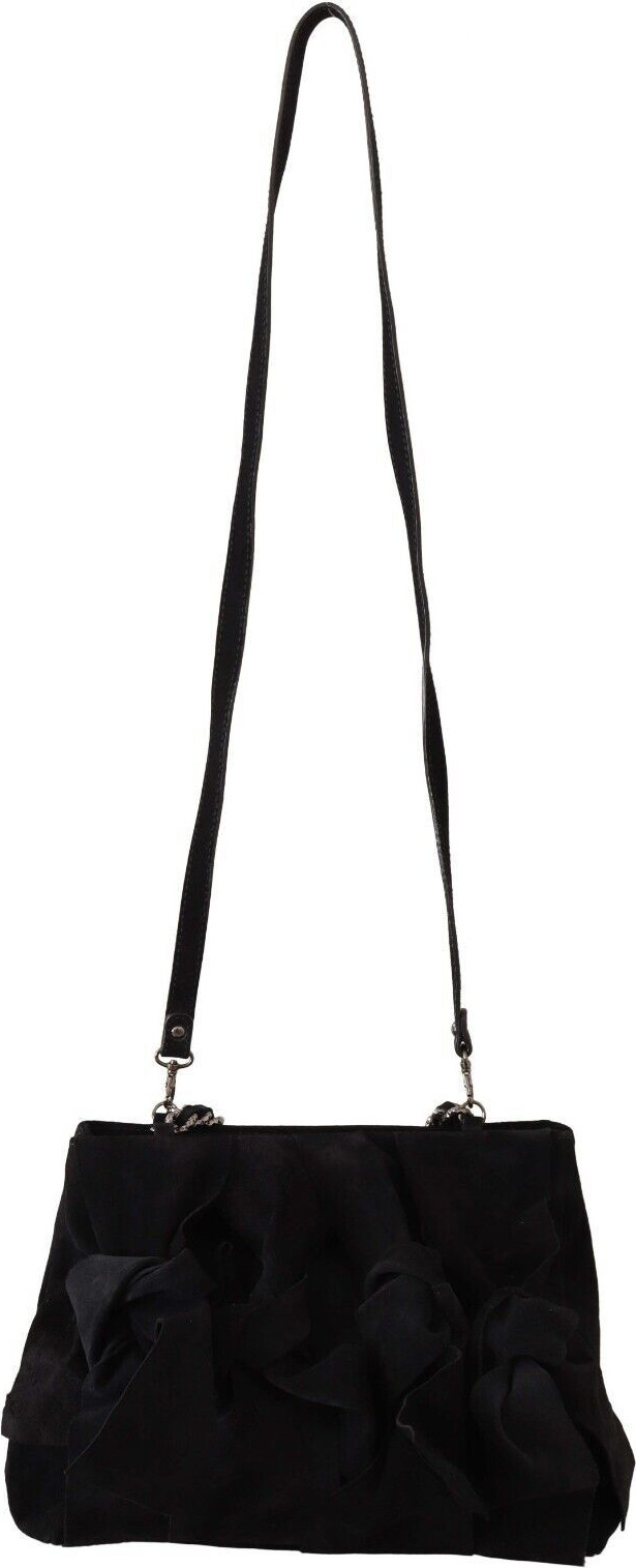 Crossbody sumkasi Ermanno Scervino Zikrsiz zamshli kumush detallar bilan