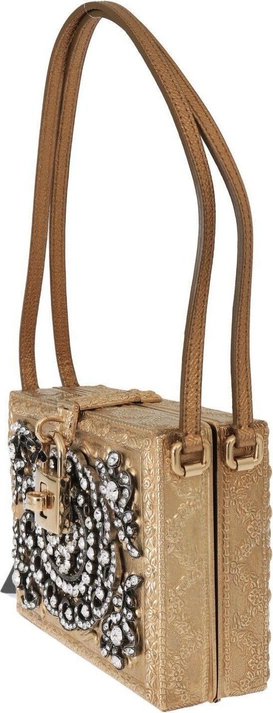 Clutch Dolce & Gabbana Elegant Gold Evening Party