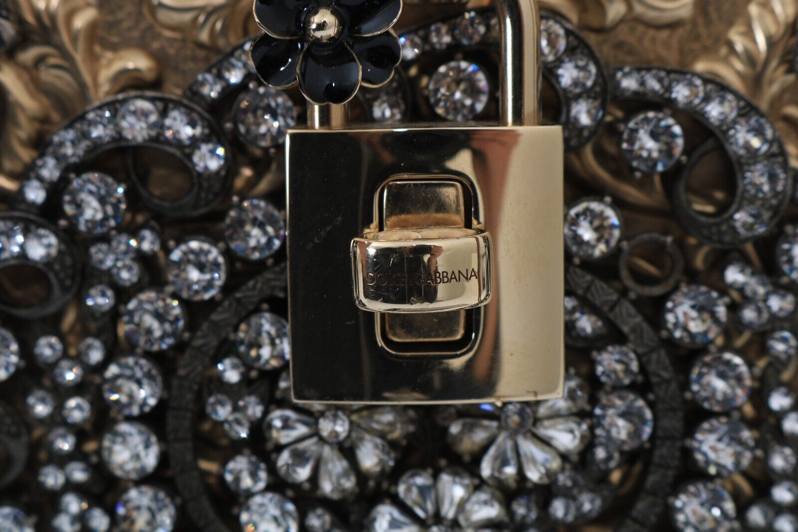 Clutch Dolce & Gabbana Elegant Gold Evening Party