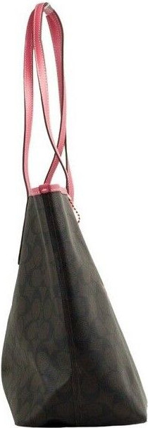 Сумка-тоут Coach Varsity Brown Watermelon с фирменным полотном