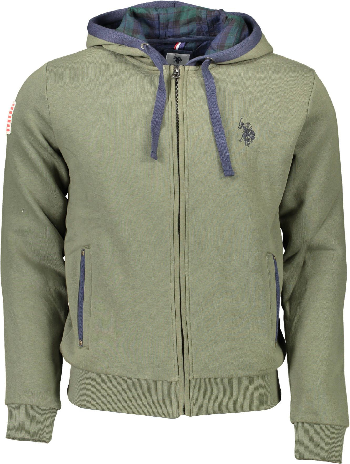 Свитер U.S. Polo Assn. Зеленый Хлопок Мужской