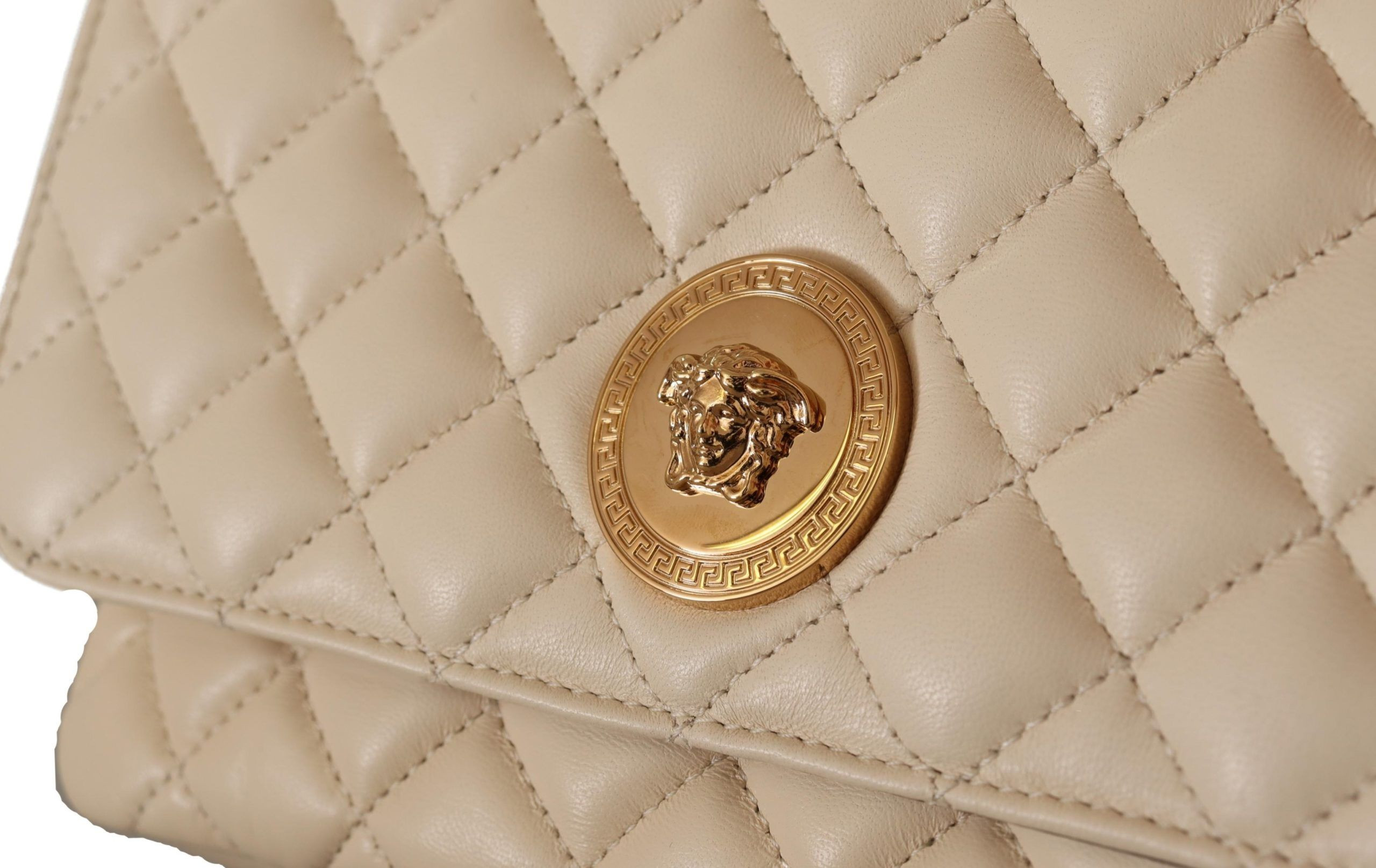 Сумка на плечо Versace Элегантная Белая Кожа Наппа