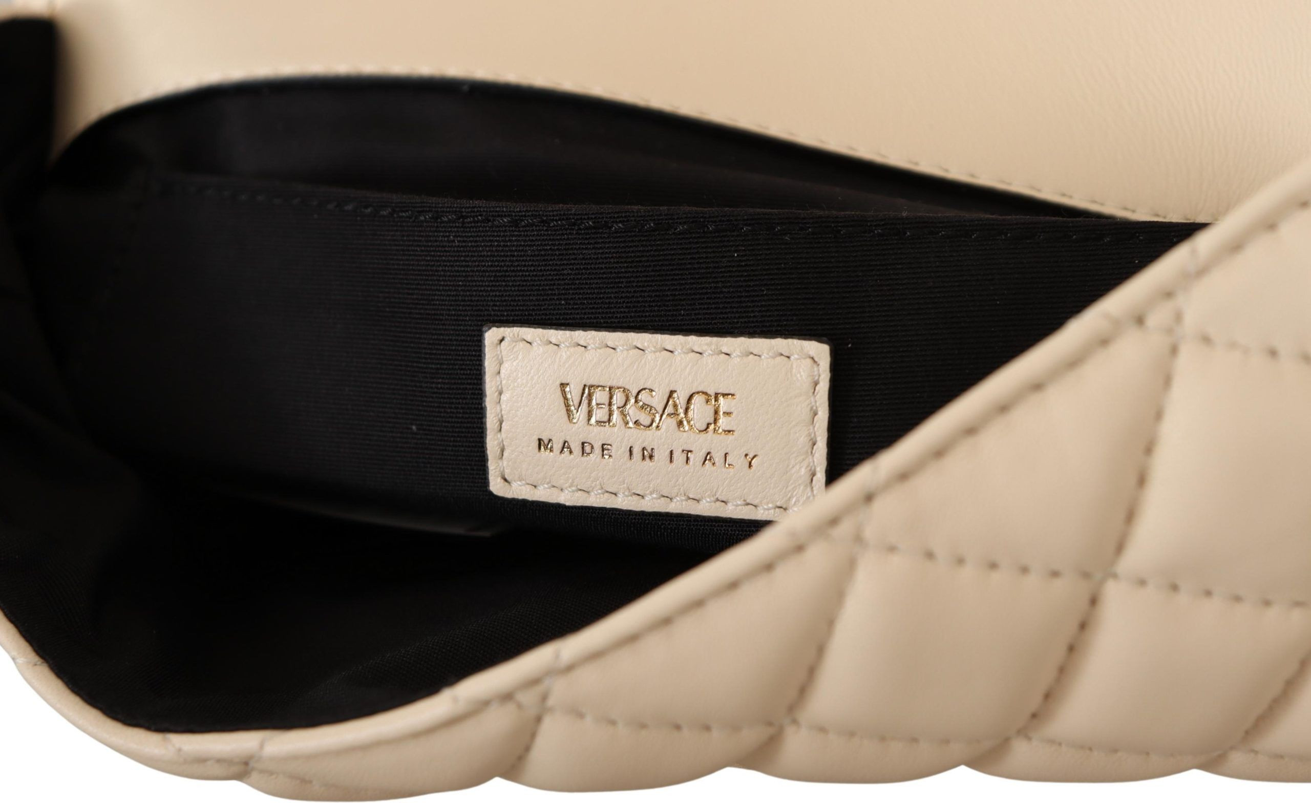 Сумка на плечо Versace Элегантная Белая Кожа Наппа