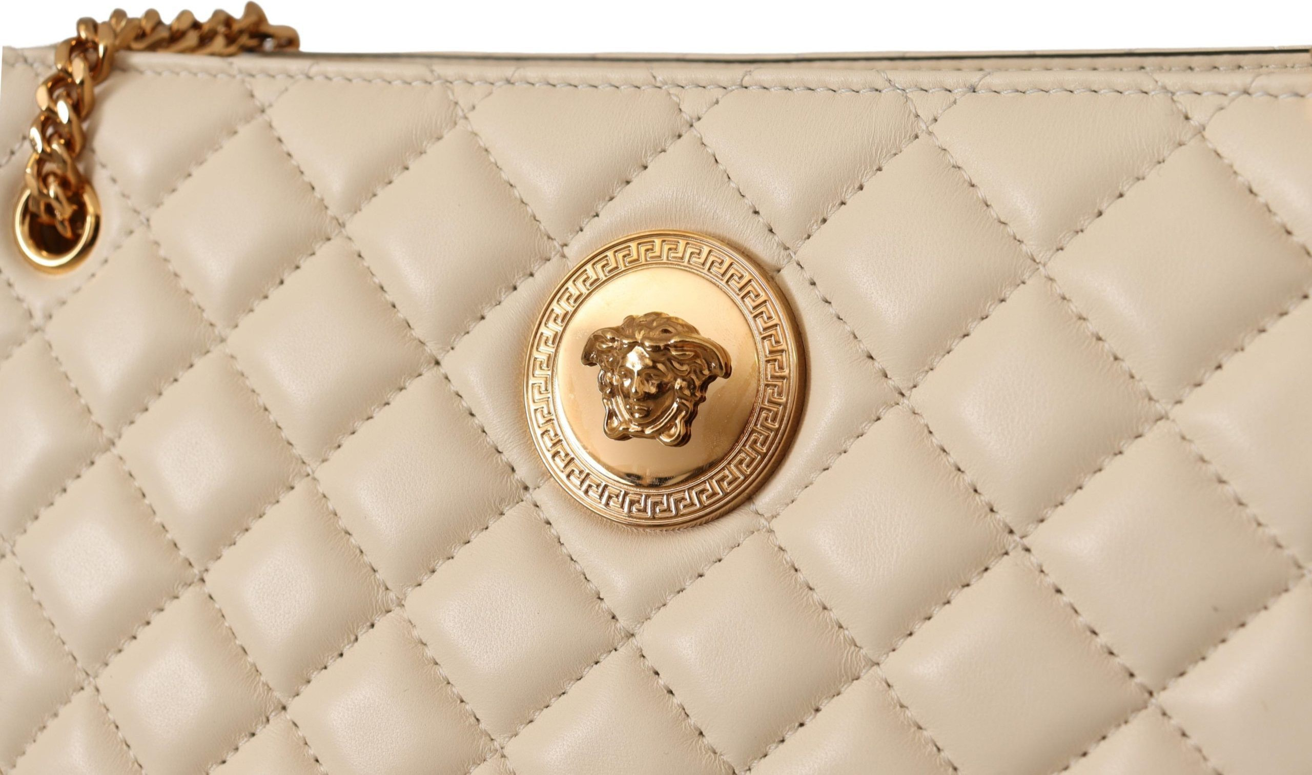 Сумка-тоут Versace Ethereal White Nappa