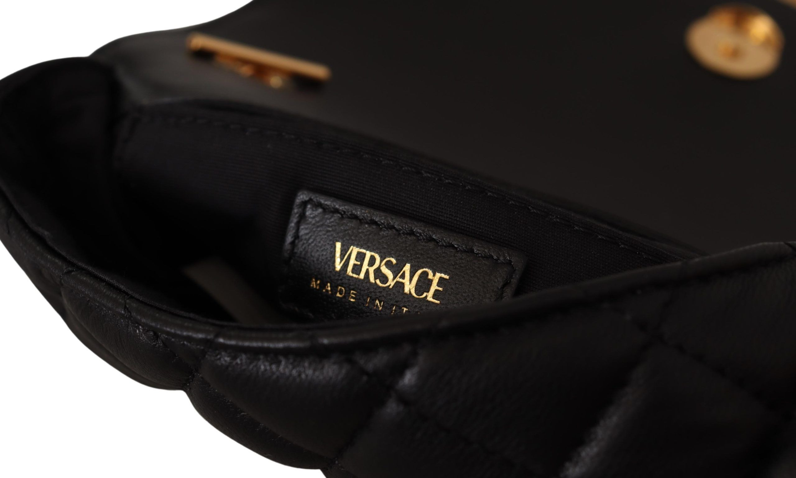 Сумка на плечо Versace Элегантная Стеганая Наппа Кожа