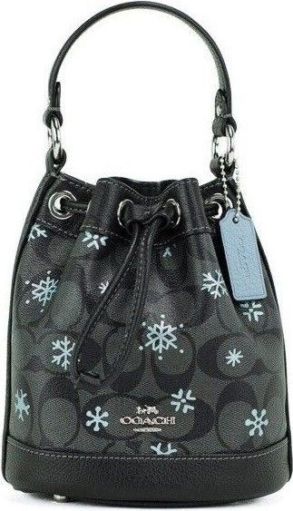 Bucket Bag Coach Dempsey Small Snowflake Print