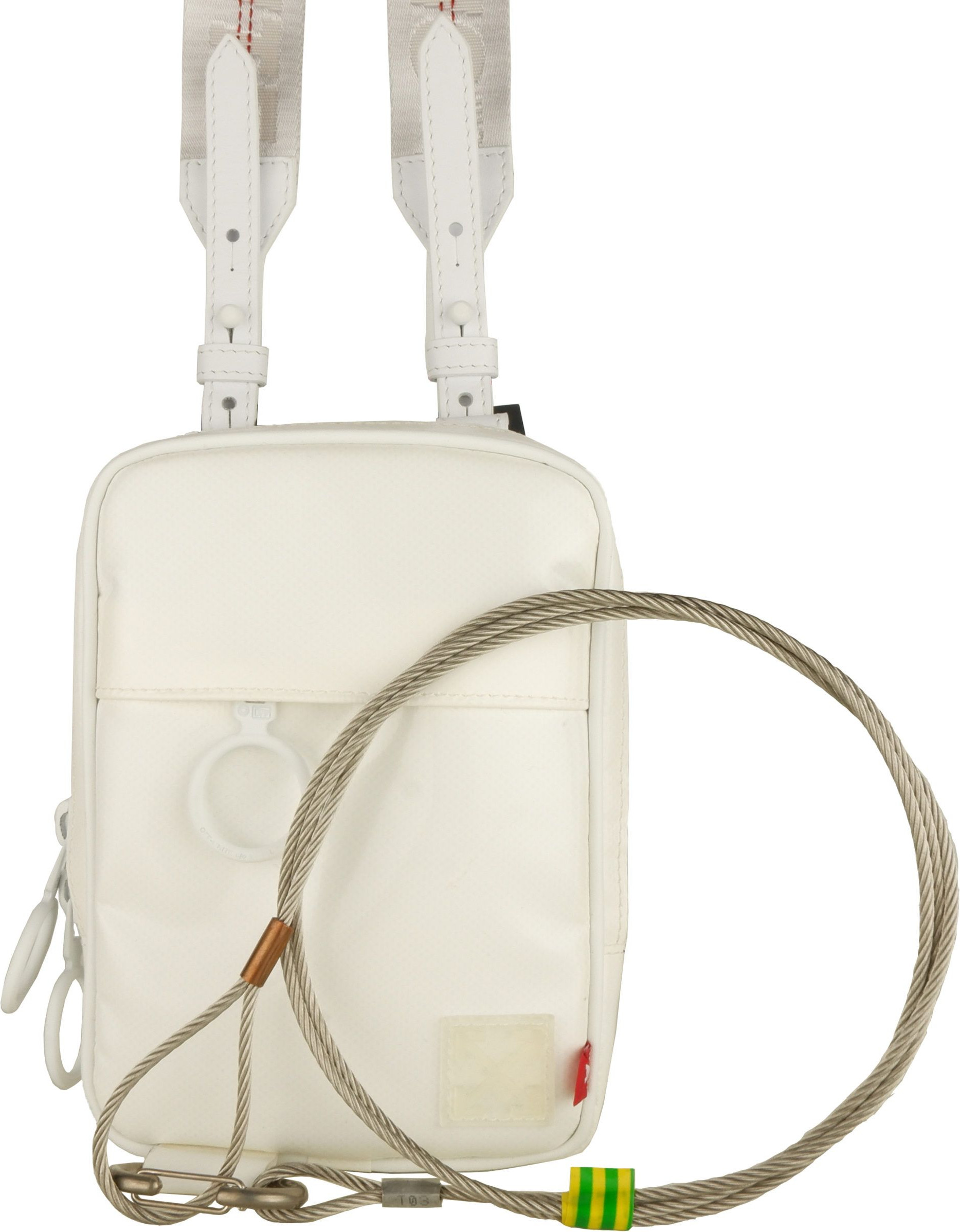 Shoulder Bag Off-White Bianco Polivinil
