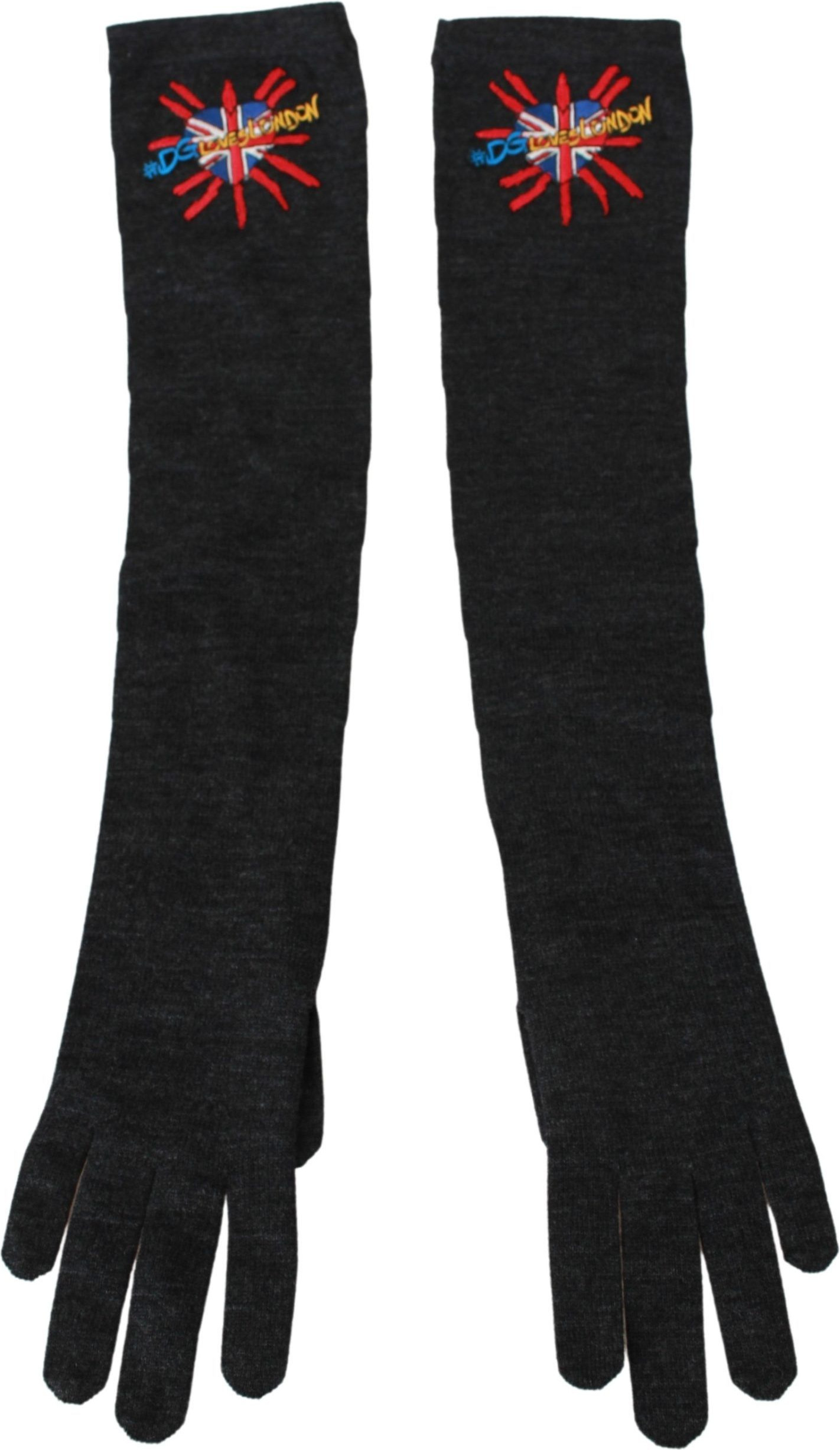 Gloves Dolce & Gabbana Elegant Elbow Length Woolen