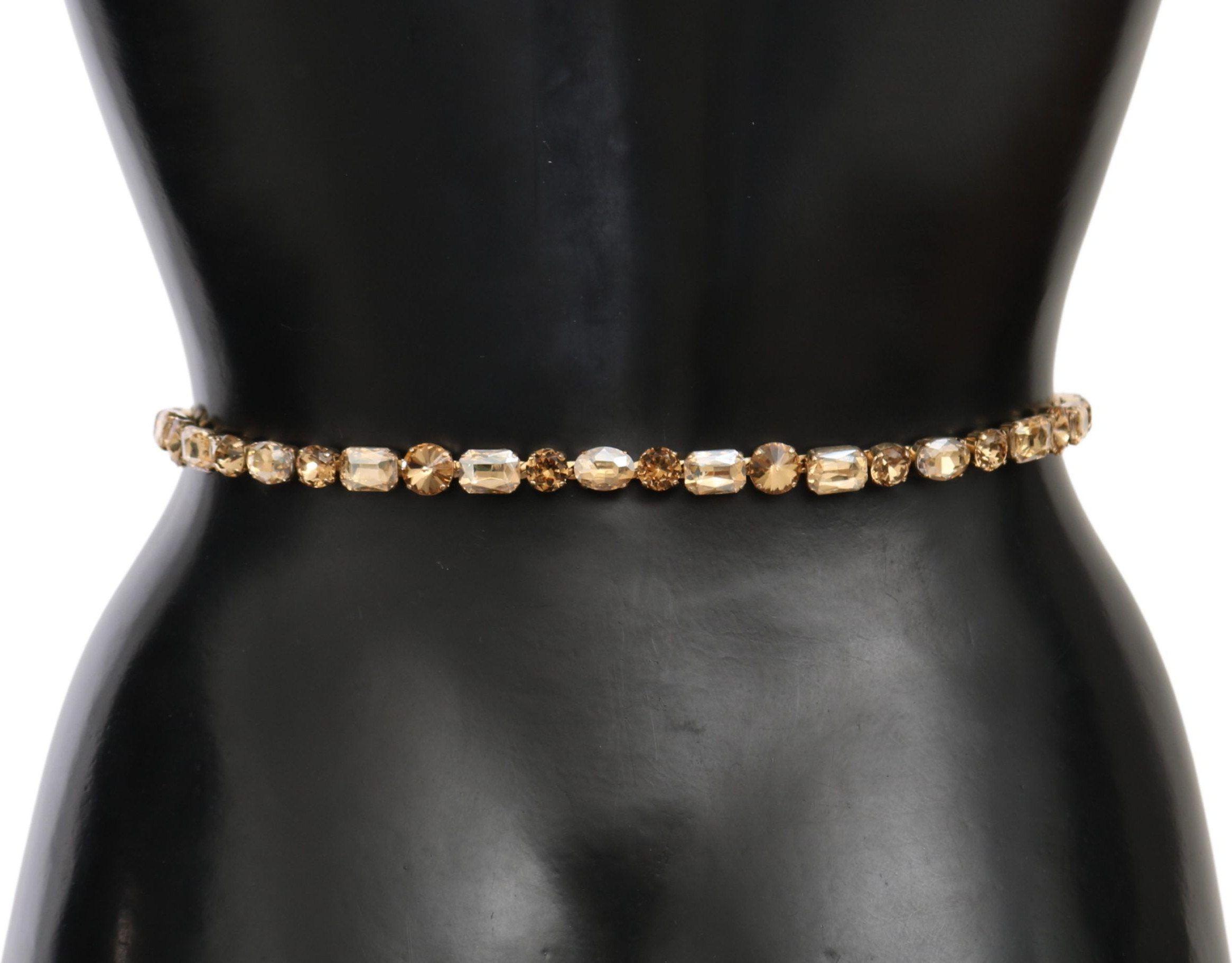 Dolce & GabbanaBeltsi Kristallar bilan Oq Charm