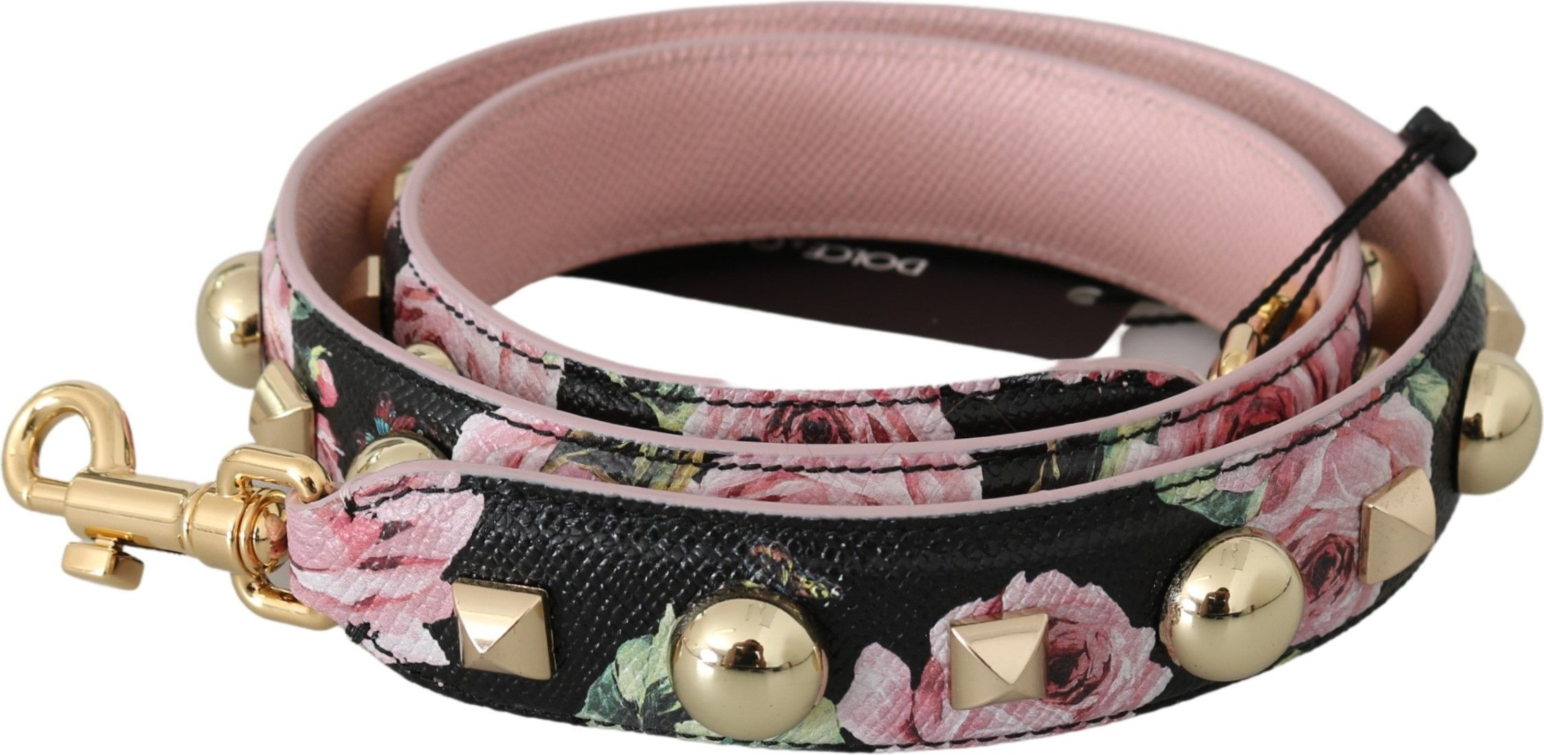 Dolce & Gabbana pushti gulli charmli charmli tasma sumkasi uchun qol