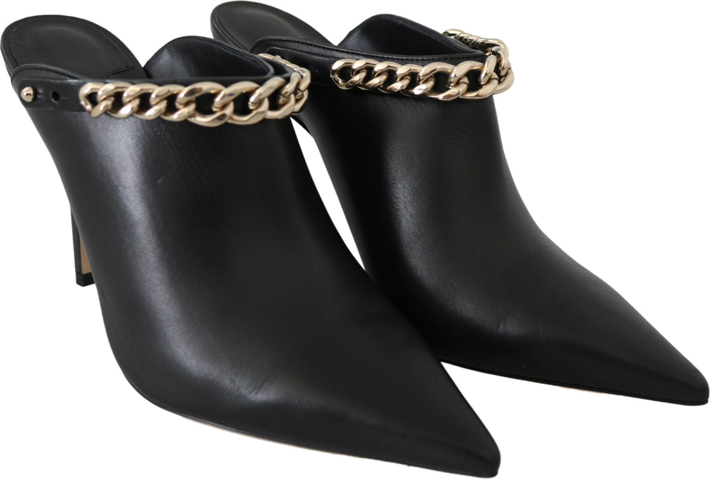 Pumps Jimmy Choo Lexx Elegant Black Gold Leather