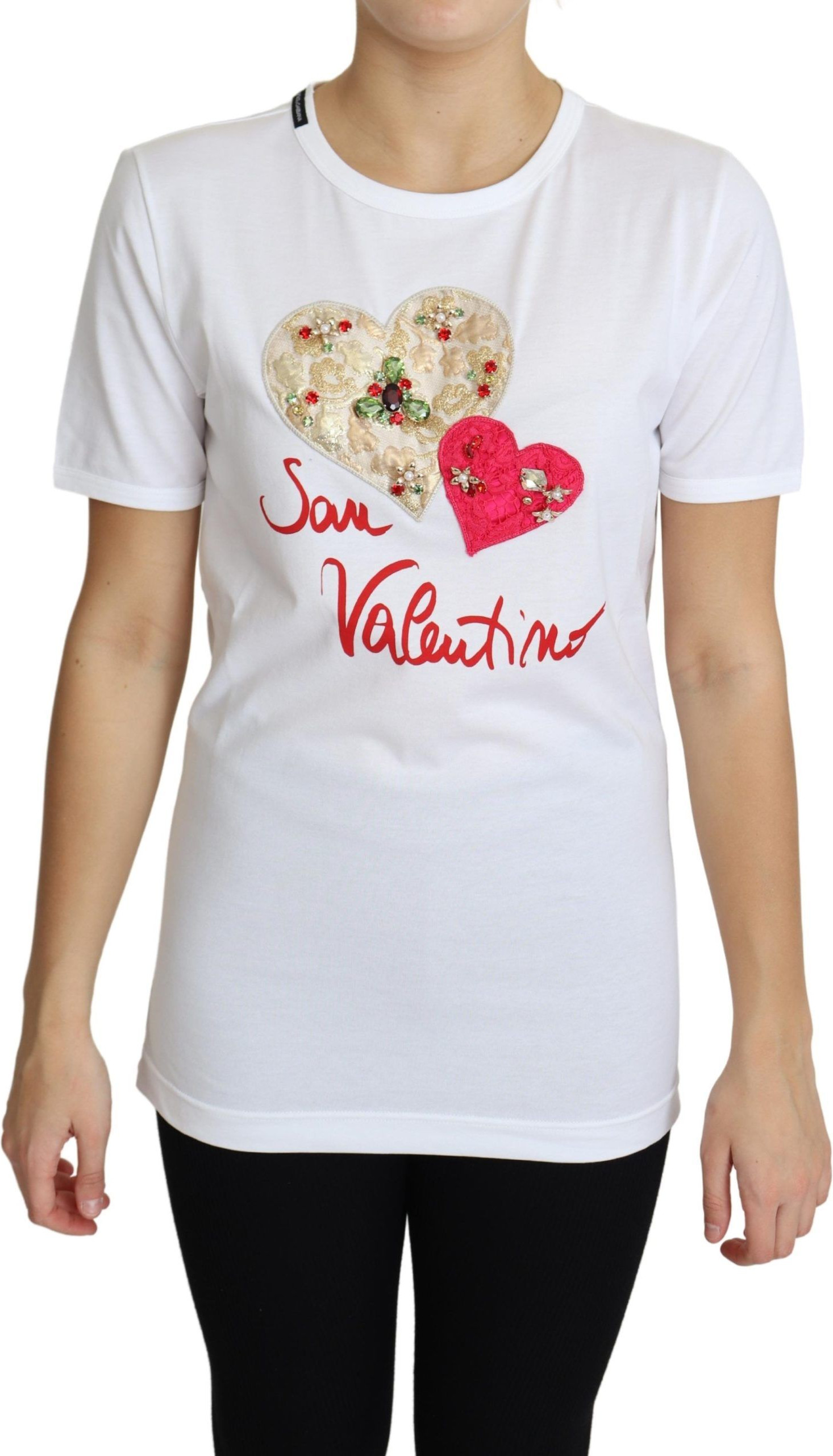 T-shirt Dolce & Gabbana White San Valentino