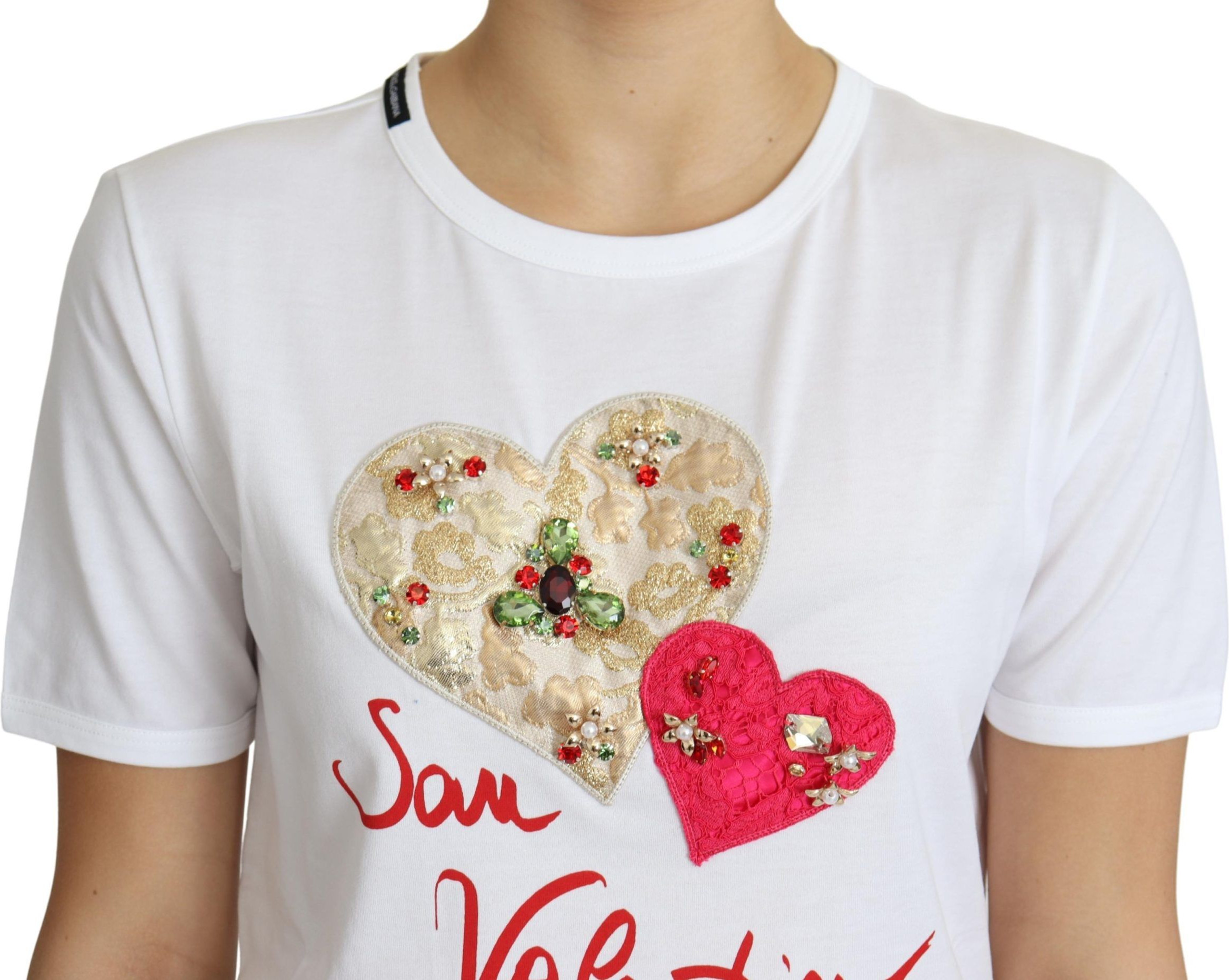 Футболка Dolce & Gabbana Белая San Valentino