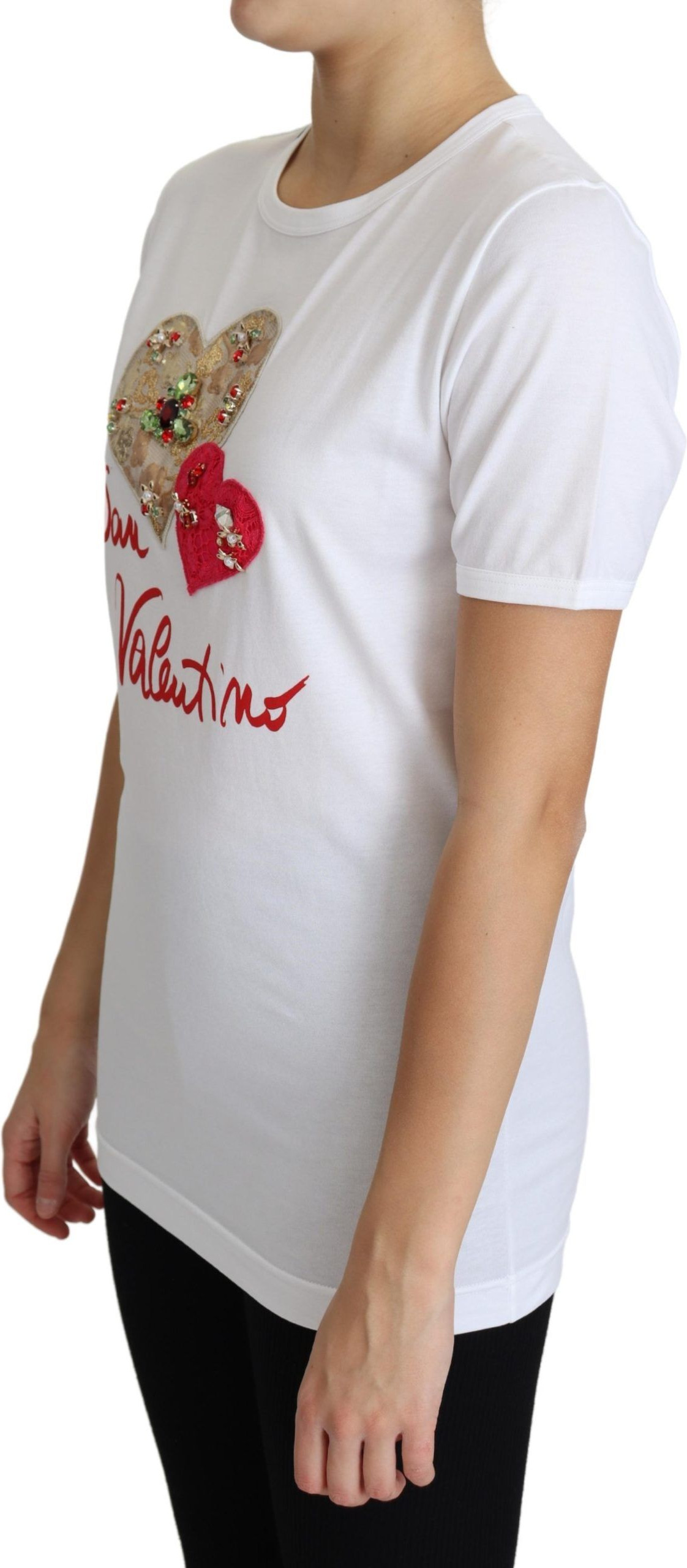 Футболка Dolce & Gabbana Белая San Valentino