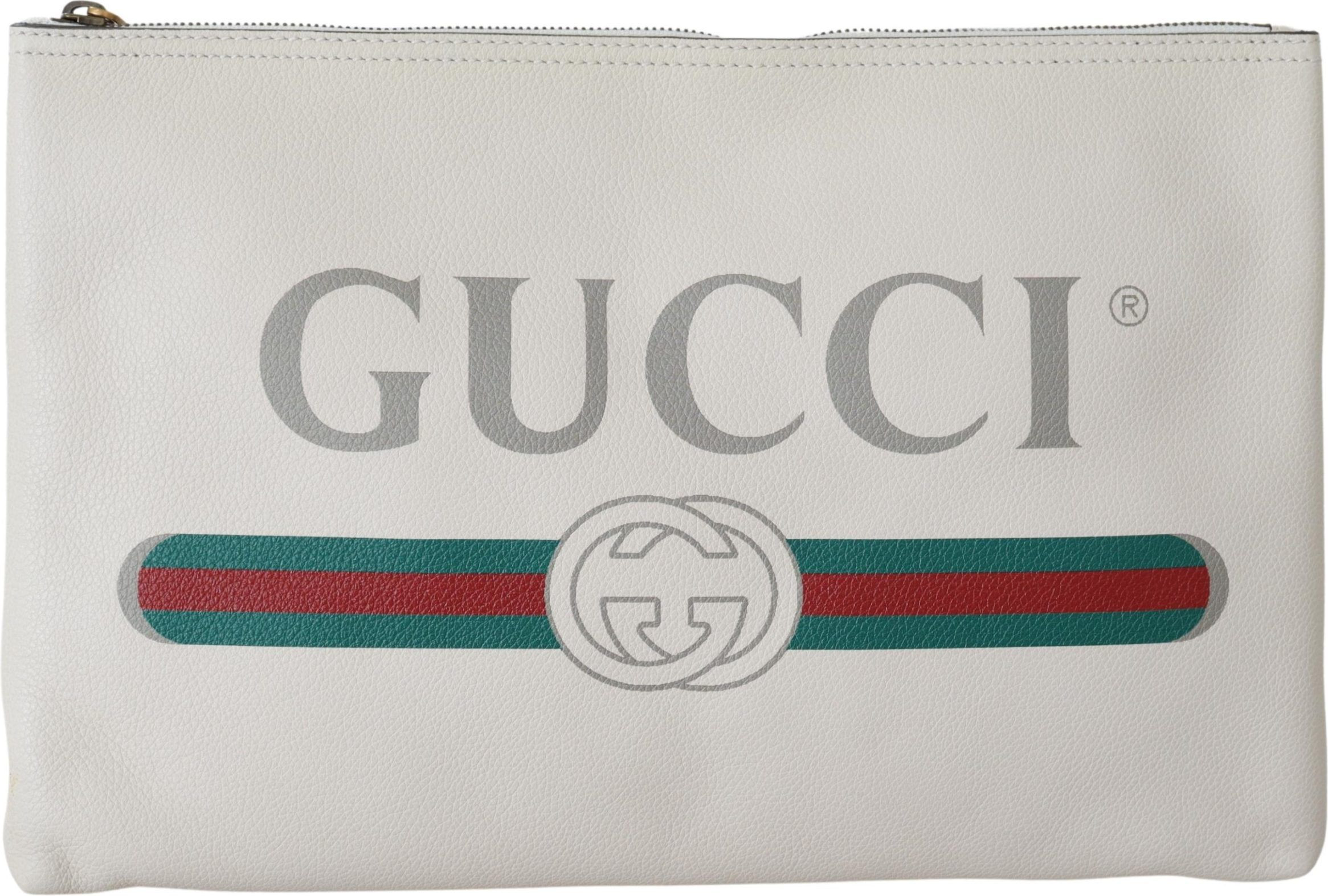 Clutch Bag Gucci Sleek Pebbled Leather