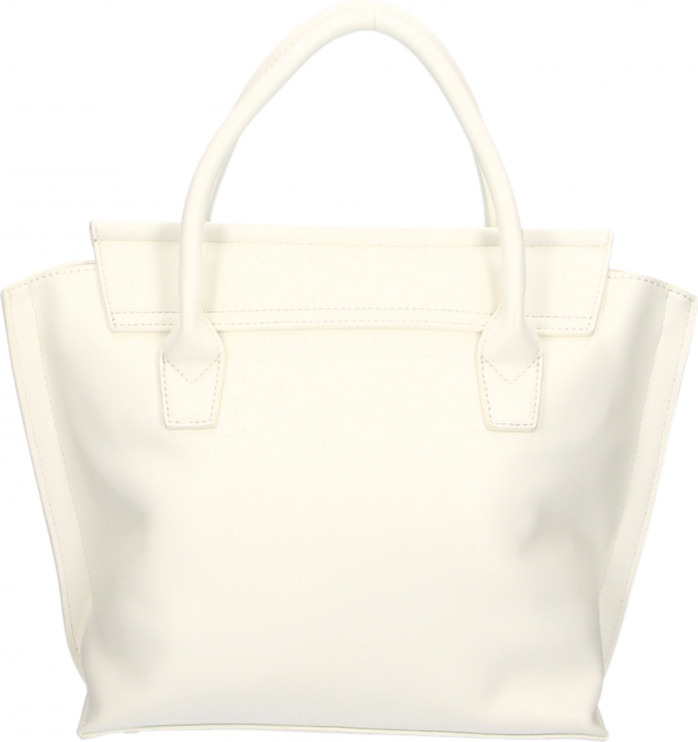 Handbag Plein Sport Elegant White Handbag with Magnetic Closure
