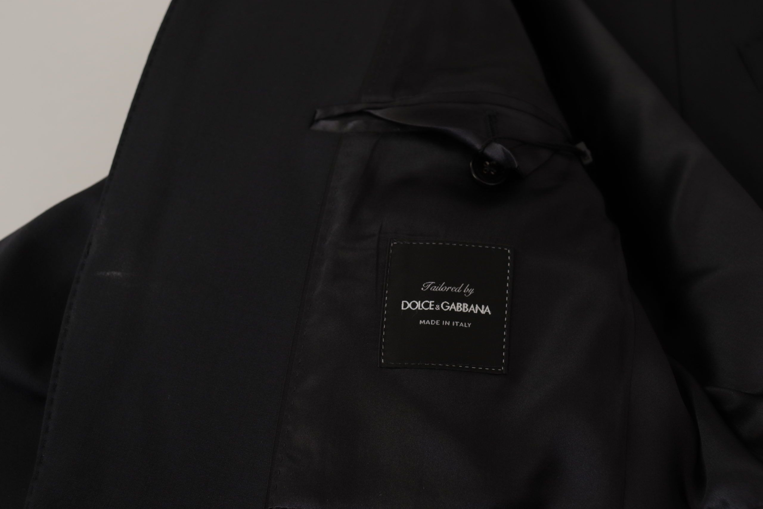 Пиджак Dolce & Gabbana Черный шерстяной однобортный