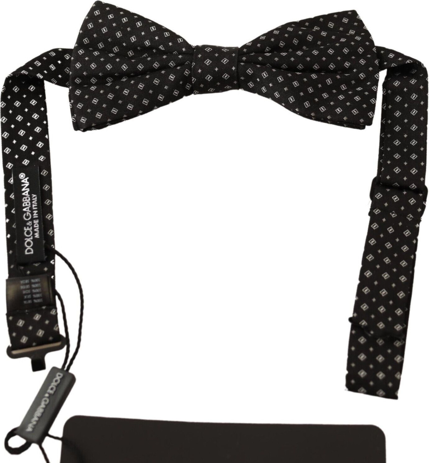 Fliege Dolce & Gabbana Elegante Seidenfliege Schwarz Fantasy