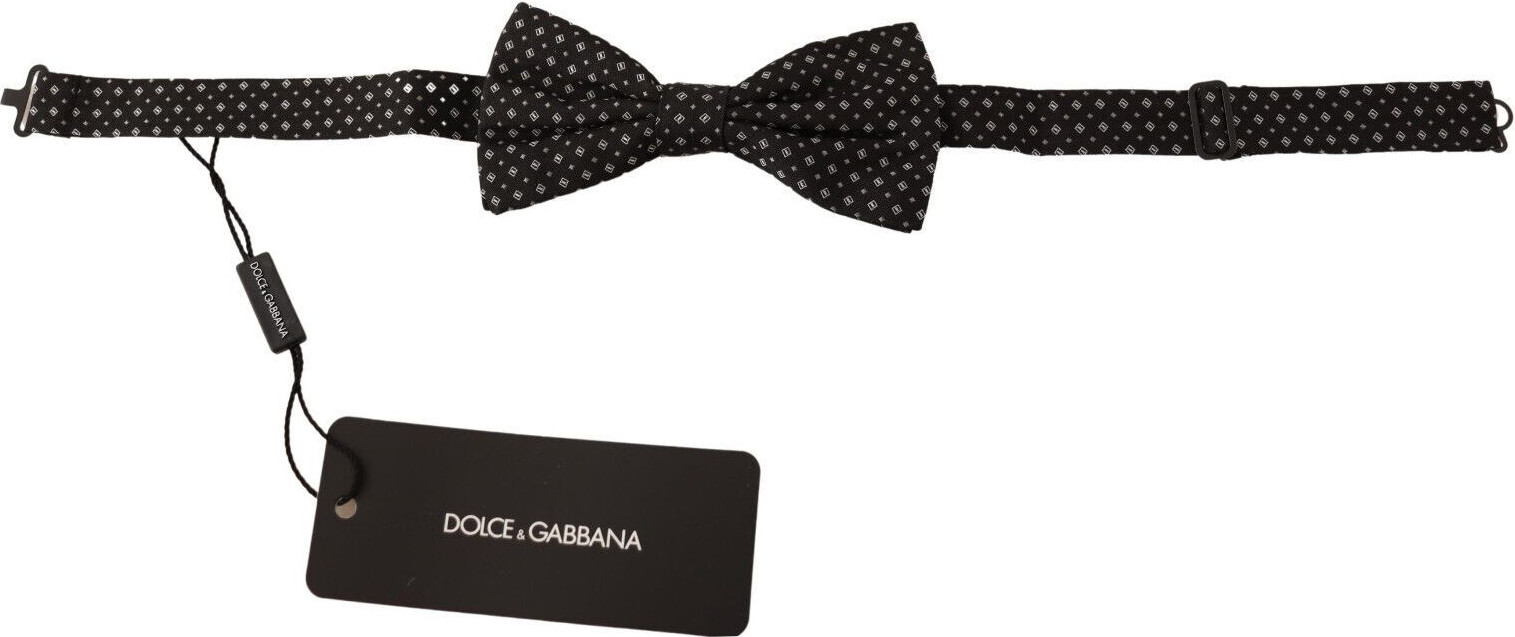 Fliege Dolce & Gabbana Elegante Seidenfliege Schwarz Fantasy