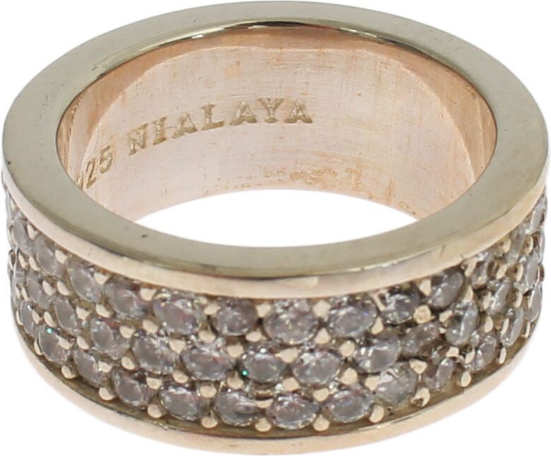 Ring Nialaya Jewelry Silber Damen Zirkonia 925 Sterling