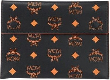 Сумка-клатч MCM Черный Signature Visetos Набор Чехлов