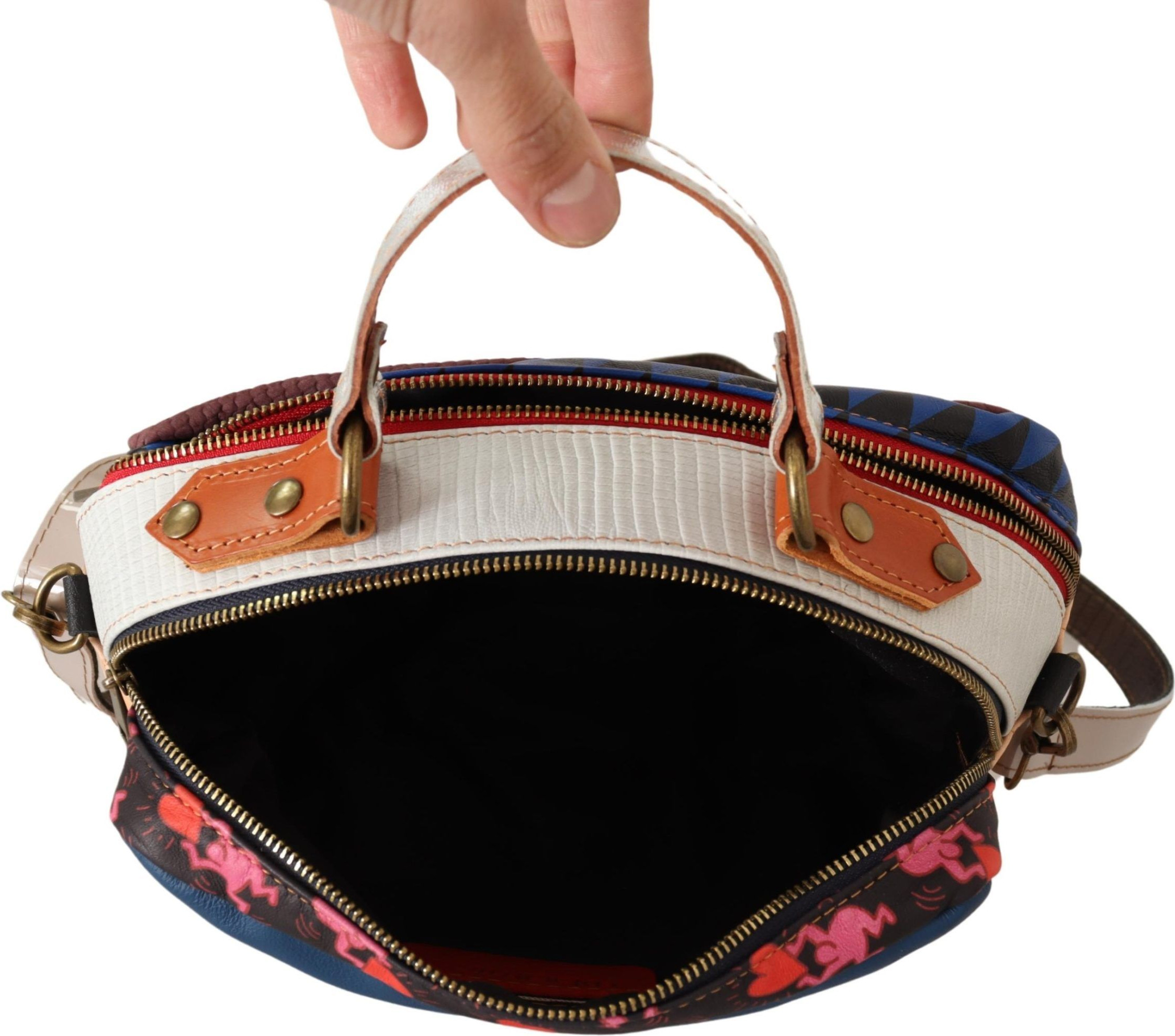 Shoulder Bag EBARRITO Chic Multicolor Leather