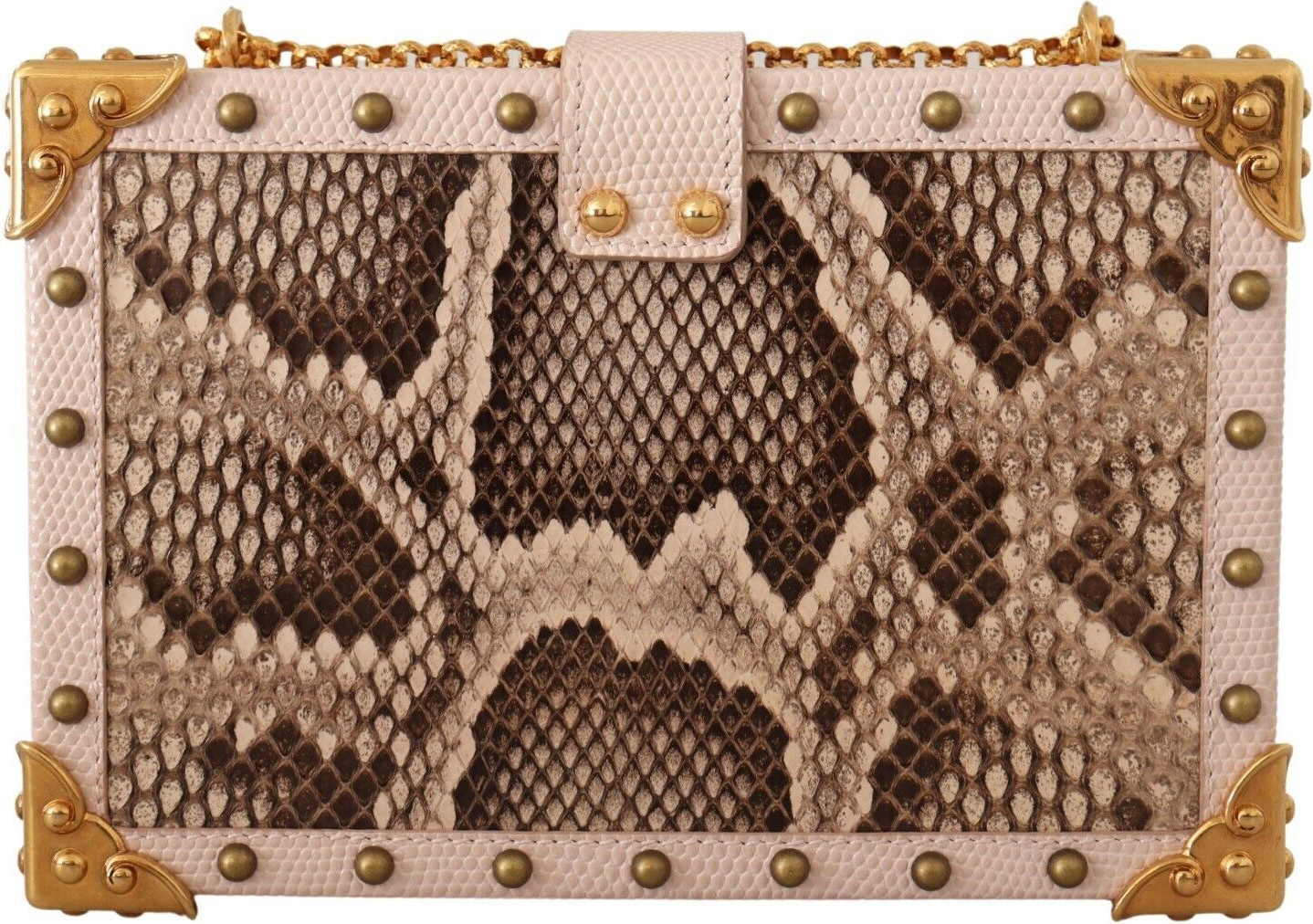 Клатч Dolce & Gabbana Элегантный Розовый Кожа Питон