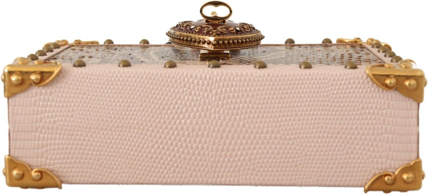 Клатч Dolce & Gabbana Элегантный Розовый Кожа Питон
