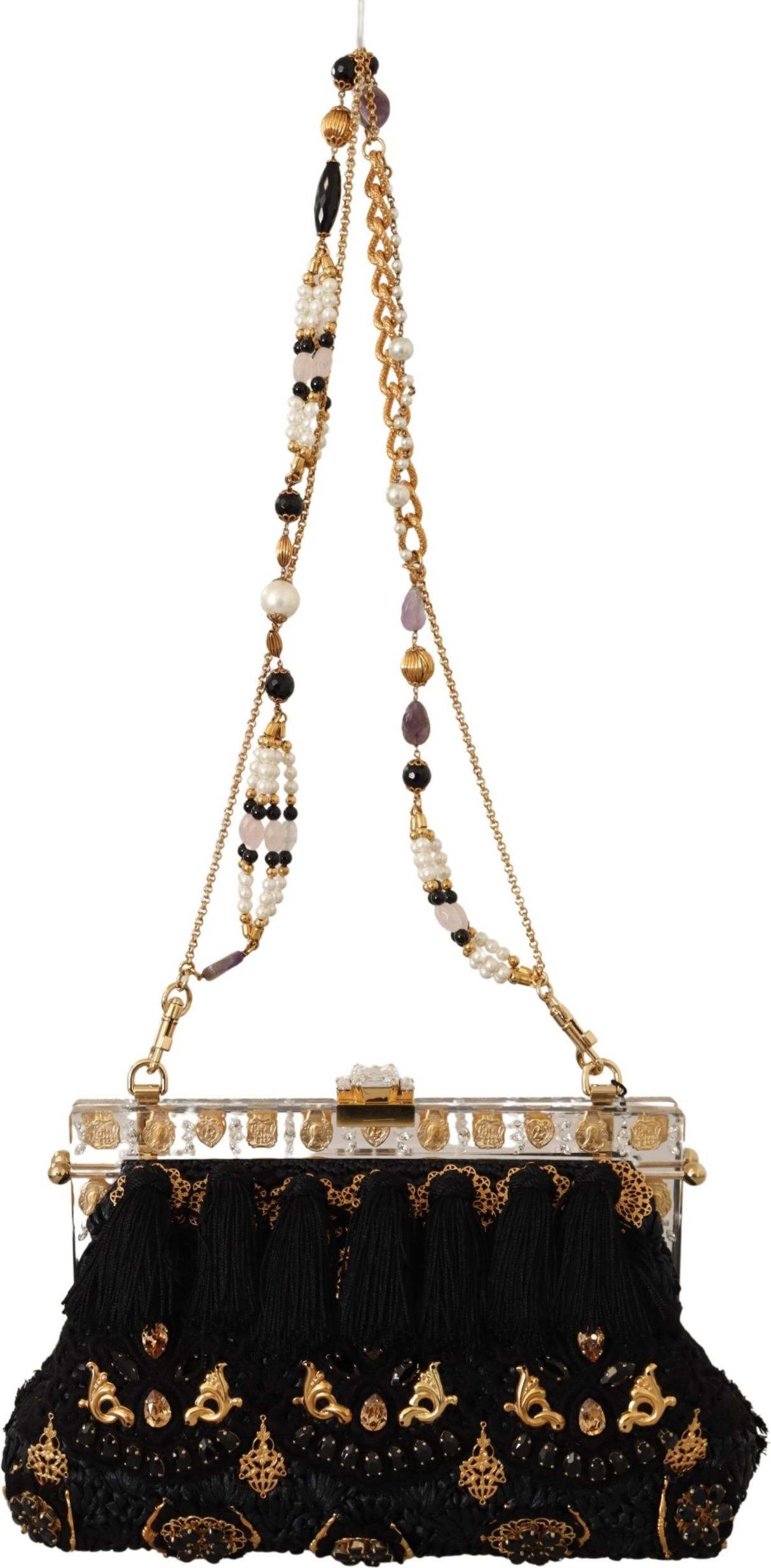 Клатч Dolce & Gabbana Opulent Black Crystal VANDA Evening