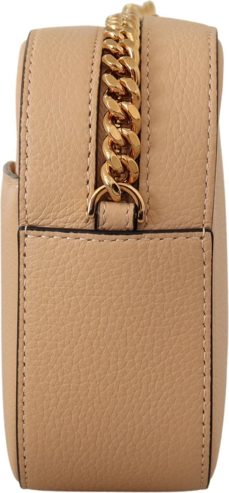 Crossbody Versace Elegant Nude Donli Teri Kamera sumkasi